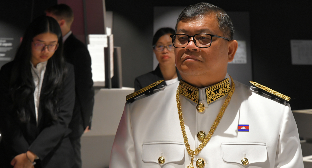 Museum visited by Ambassador of the Kingdom of Cambodia